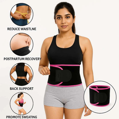 Sweat Slimming Belt – Adjustable Waist & Back Support