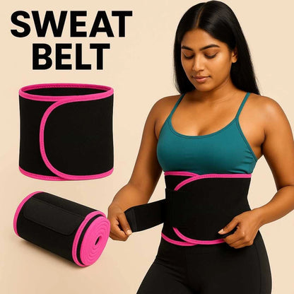 Sweat Slimming Belt – Adjustable Waist & Back Support