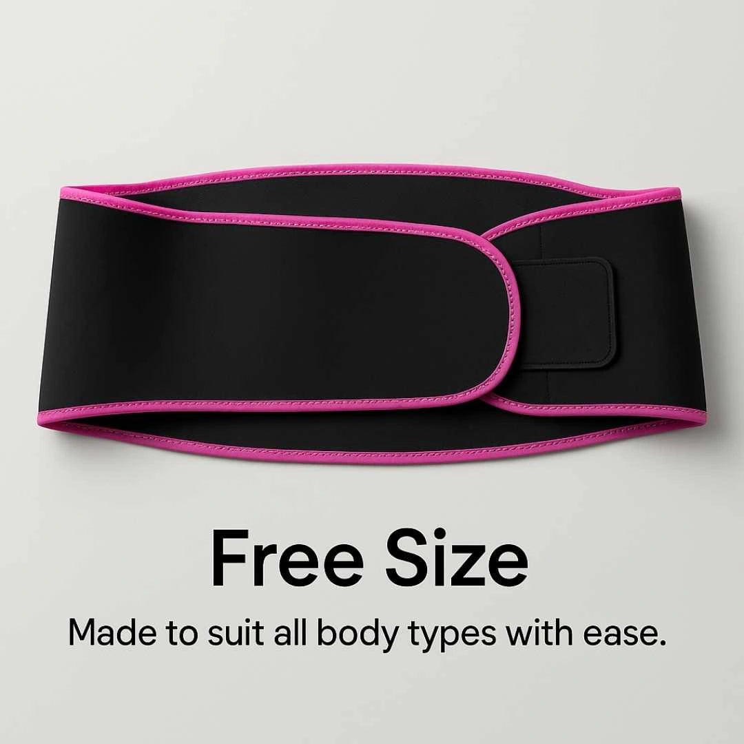 Sweat Slimming Belt – Adjustable Waist & Back Support