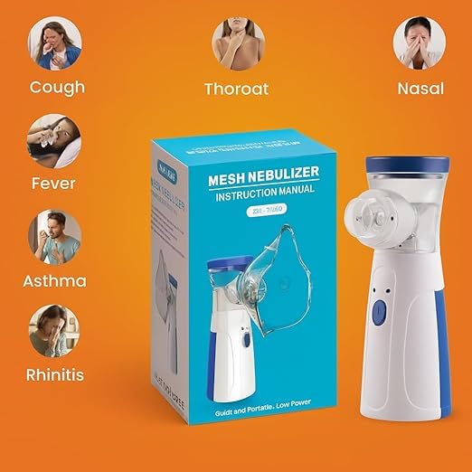 Portable Ultrasonic Rechargeable Mesh Nebulizer Machine