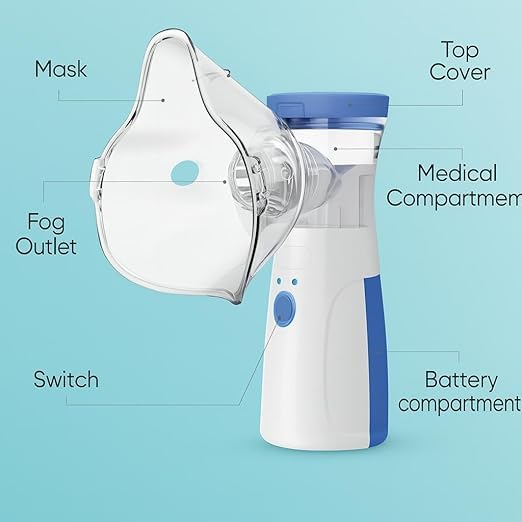 Portable Ultrasonic Rechargeable Mesh Nebulizer Machine