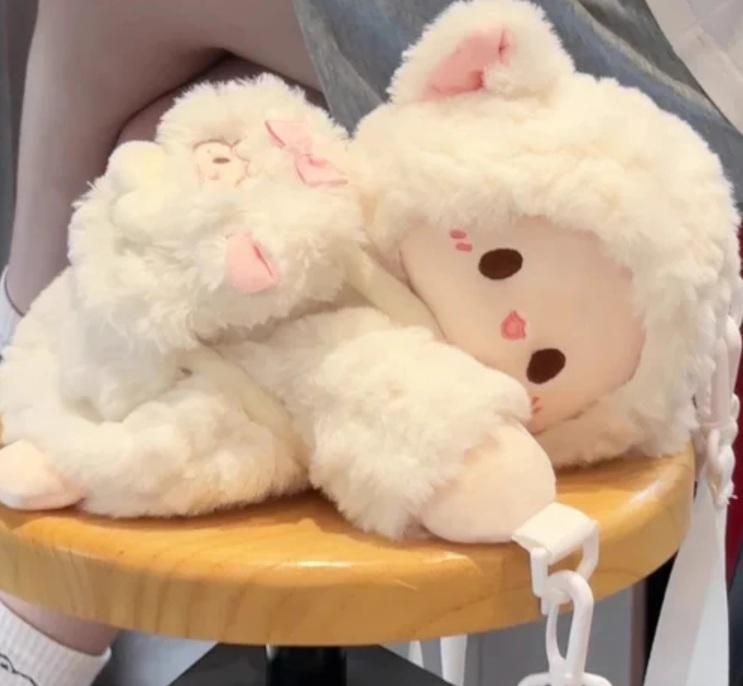 Cute Lamb Plush Bag – Small Soft Toy Backpack for Kids & Girls