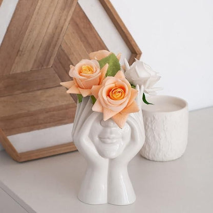 Aesthetic Face Vase – Modern Minimal Home Decor