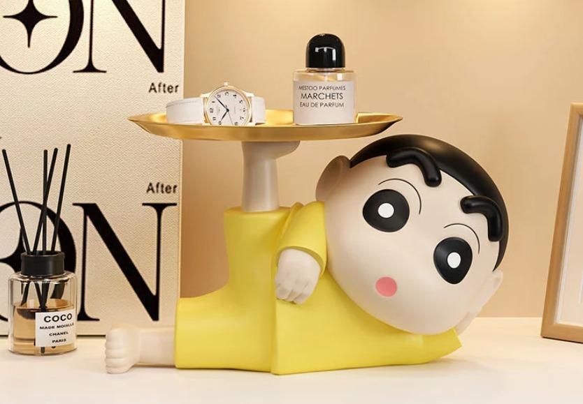 Shinchan Tray Holder – Cute Multipurpose Organizer for Desk & Home