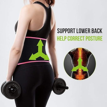 Sweat Slimming Belt – Adjustable Waist & Back Support