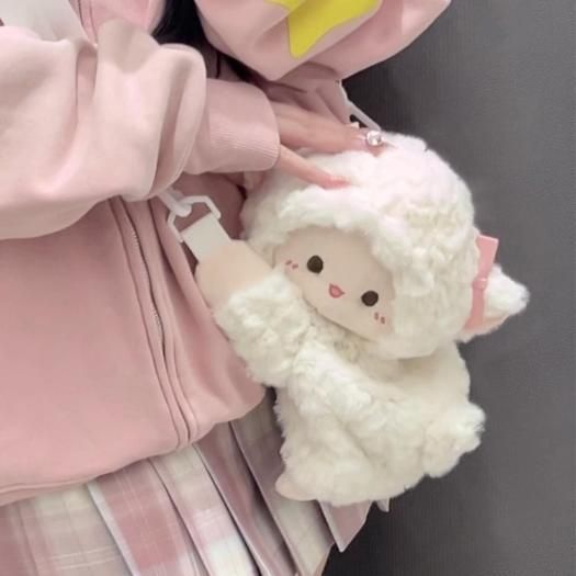 Cute Lamb Plush Bag – Small Soft Toy Backpack for Kids & Girls