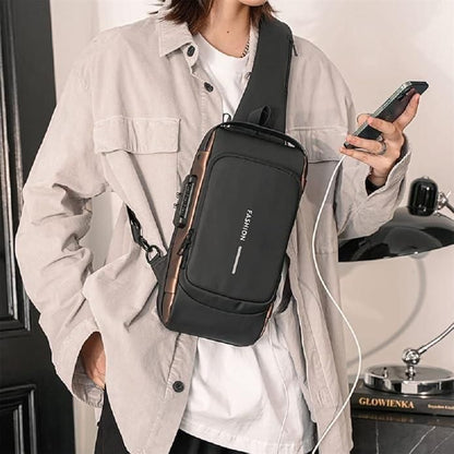 Sling Bag for Men & Women – Waterproof Crossbody Travel Chest Bag