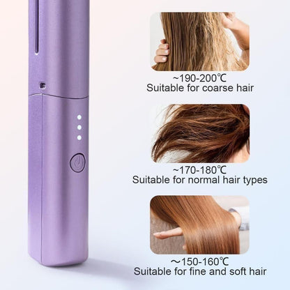 Meneflix Portable Mini Rechargeable Hair Straightener