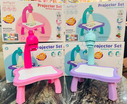 Projector Drawing Desk – Creative Painting Board for Kids