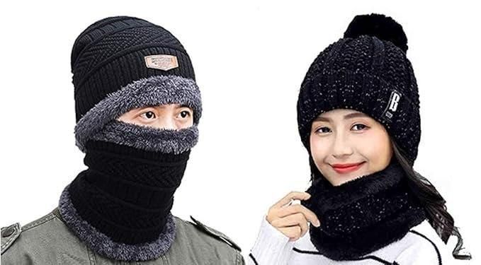❄️ Unisex Beanie & Neck Gaiter Set – Warm & Cozy set