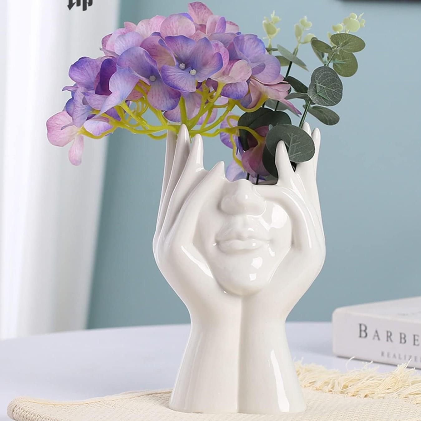 Aesthetic Face Vase – Modern Minimal Home Decor