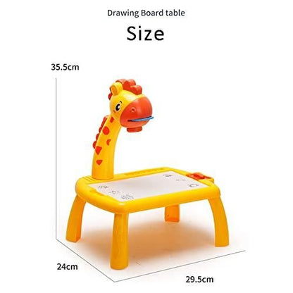 Projector Drawing Desk – Creative Painting Board for Kids
