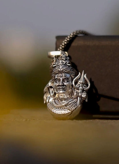 Lord Mahadev Pendant Chain
